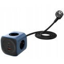 Beline Cellline Power Socket Cube 2500W USB/2xUSB-C 65W Sinine