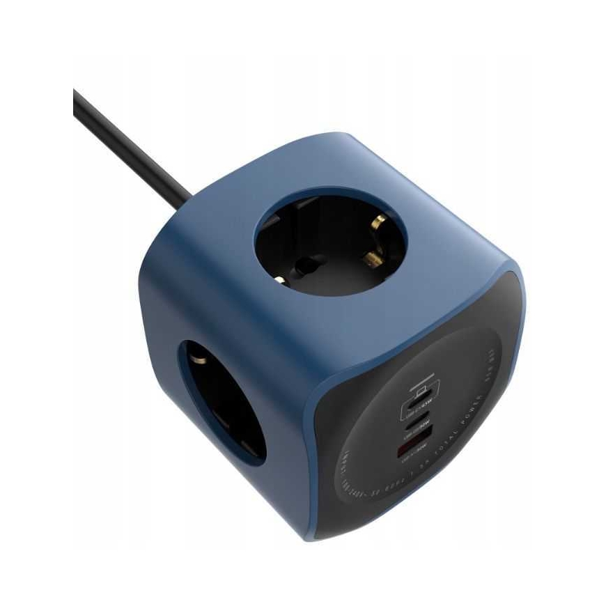 Beline Cellline Power Socket Cube 2500W USB/2xUSB-C 65W Zila – 2