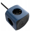 Beline Cellline Power Socket Cube 2500W USB/2xUSB-C 65W Sininen