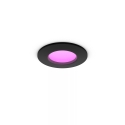 Philips Hue Slim iebūvētais lukturi, S, melns