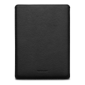 Woolnut ādas apvalks MacBook Neo, melns