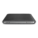 Woolnut ādas apvalks MacBook Neo, melns