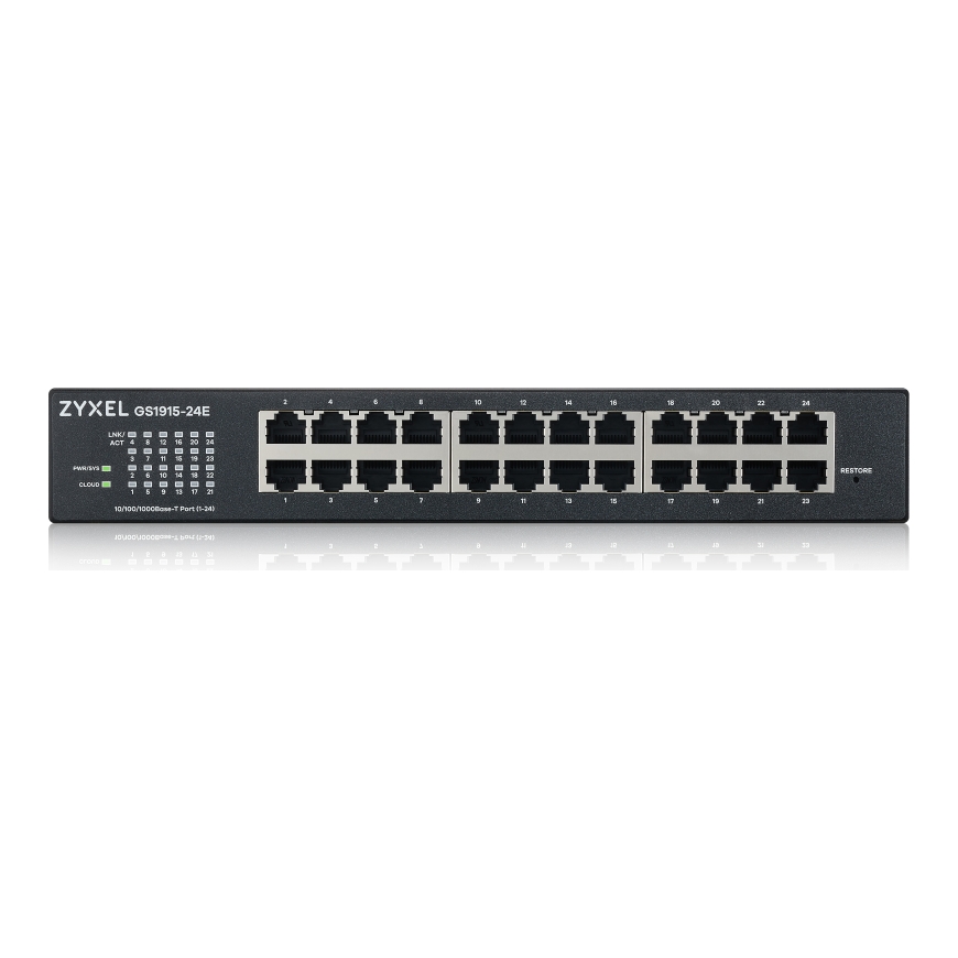 Zyxel GS1915-24E Vadīts L2 Gigabit Ethernet (10/100/1000) 1U Melns – 2