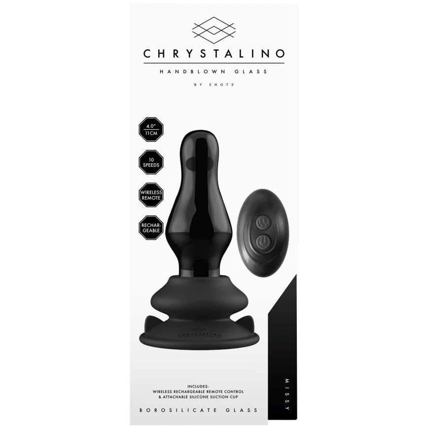 Chrystalino By Shots Missy – imemise karika kaugjuhtimisega – 10 kiirus – must