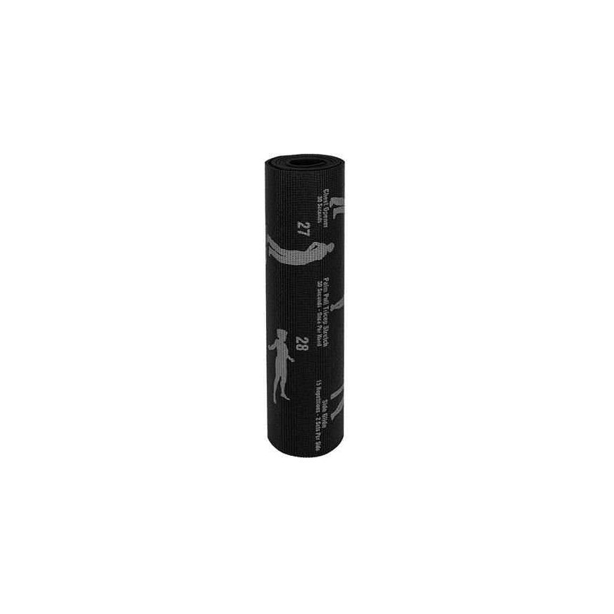 Riff PVC Fitnesa / jogas paklājs ar vingrojumu plānu 173x61cm – 2
