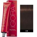 Wella Professionals Schwarzkopf Professional, Igora Royal, Pastāvīgā matu krāsa, 3-68 Tumši brūna šokolāde sarkana, 60 ml Sievie