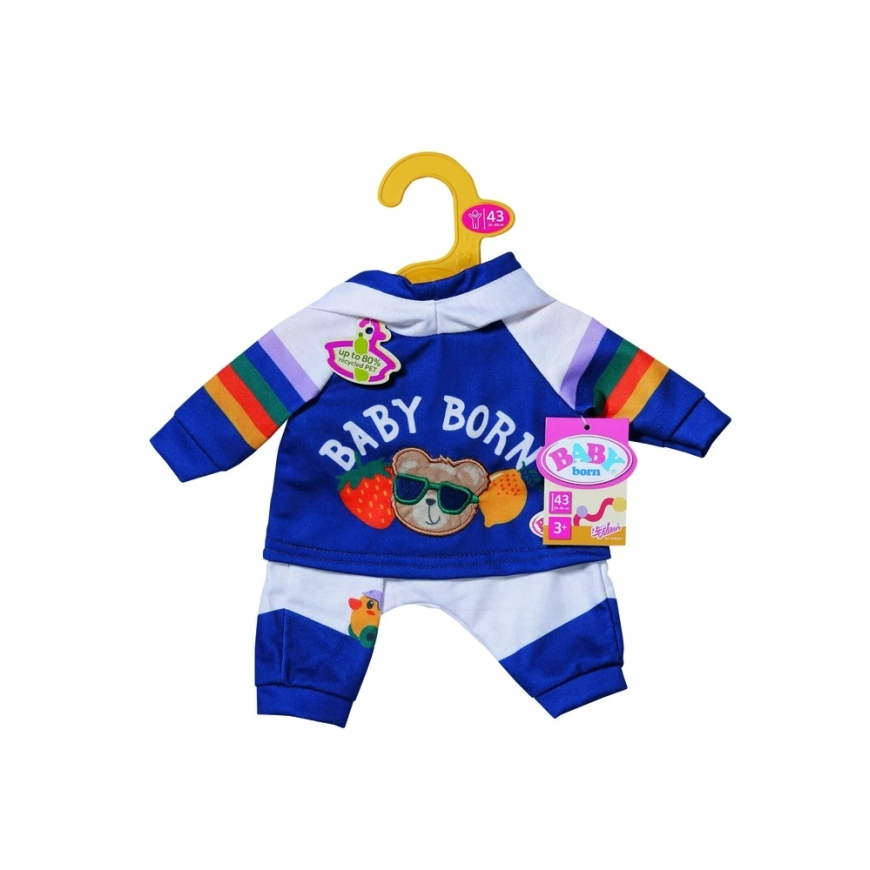 MGA BABY born - sports suit dark blue 43 cm (838204) – 4