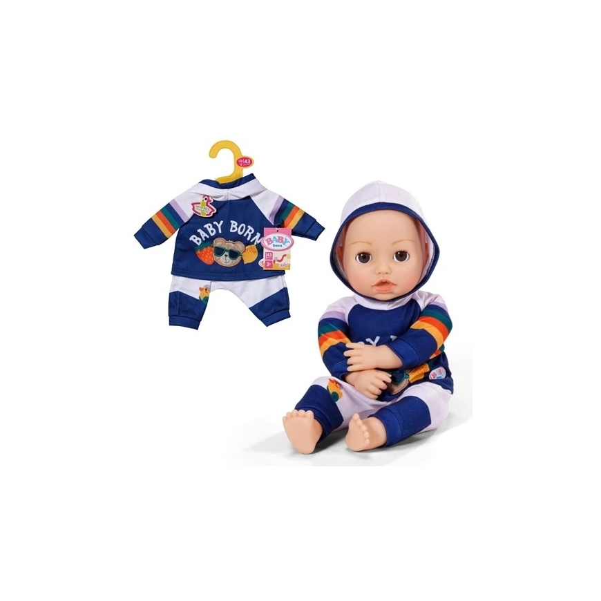 MGA BABY born - sports suit dark blue 43 cm (838204) – 5