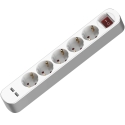 Plastrol Удлинитель с пятигнездной розеткой с выключателем Schuko и USB 5x2P+USB 16A 1,5 м белый Plastrol Удлинитель с пятигнездной розеткой с выключателем Schuko и USB 5x2P+USB 16A 1,5 м белый