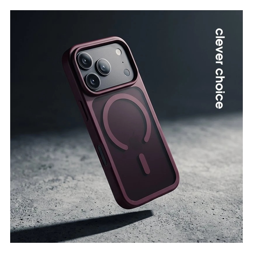 Dėklas iPhone 18 Pro Max / 17 Pro Max Crong Hybrid Matte Magnetic – 5