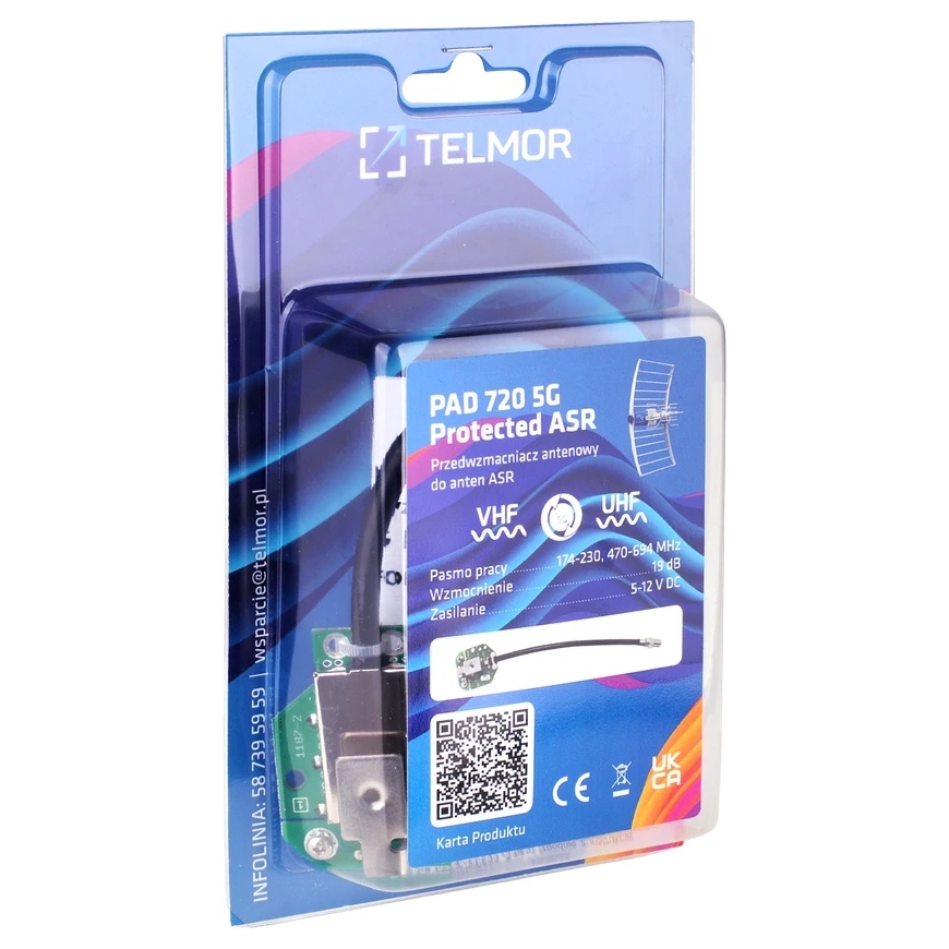 Stiprintuvas Telkom Telmor ASR-PAD 720 VU antenas stiprintuvs – 5