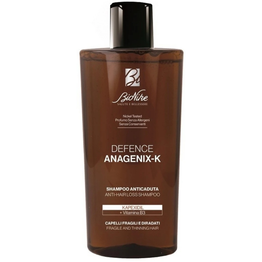 BioNike Defense Anagenix-K Matu Šampūns Pret Matu Izkrišanu un Stiprināšanai, 200 ml
