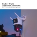 Imou Cruiser Triple Башня IP камера видеонаблюдения Вне помещения 2880 x 1620 пикселей Потолок/стена