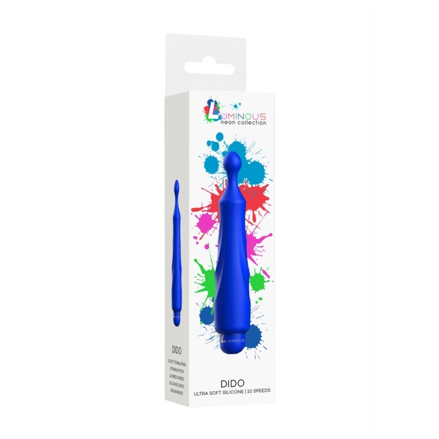 Luminous By Shots Illuminating Bullet Vibrator with Grooved Round Tip