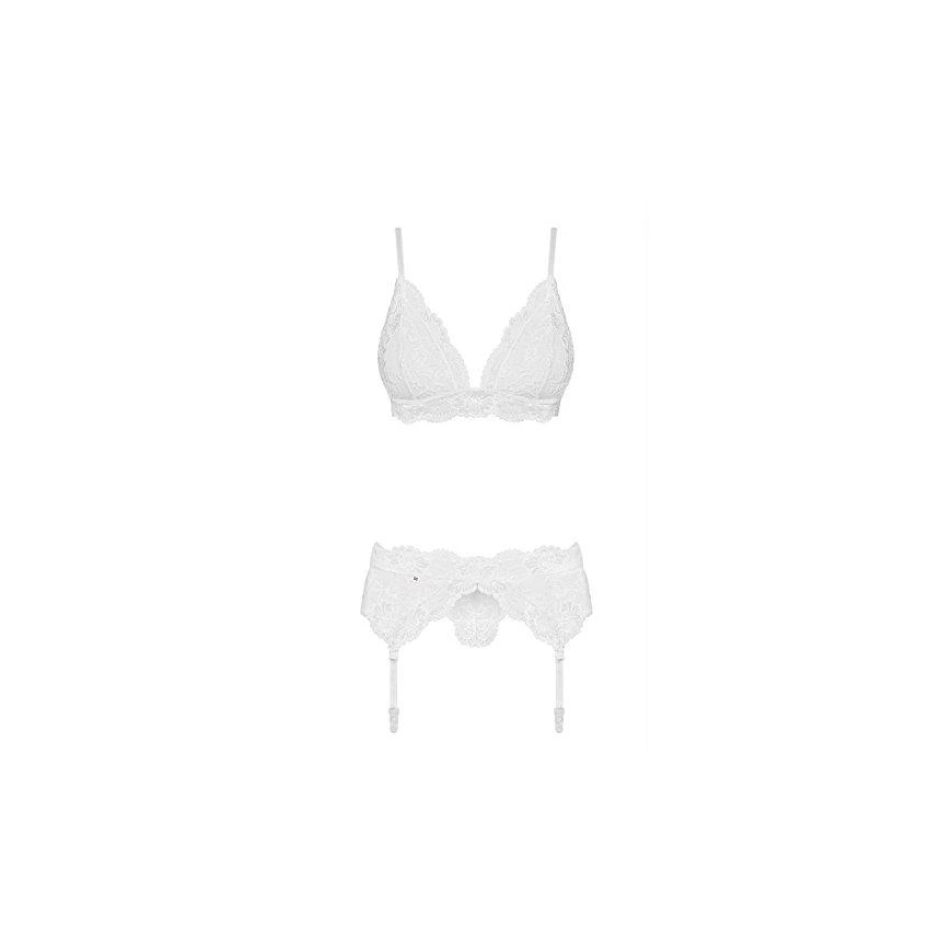 Obsessive - 810-SEG-2 Set 3 pcs White L/XL 3-piece underwear set – 5