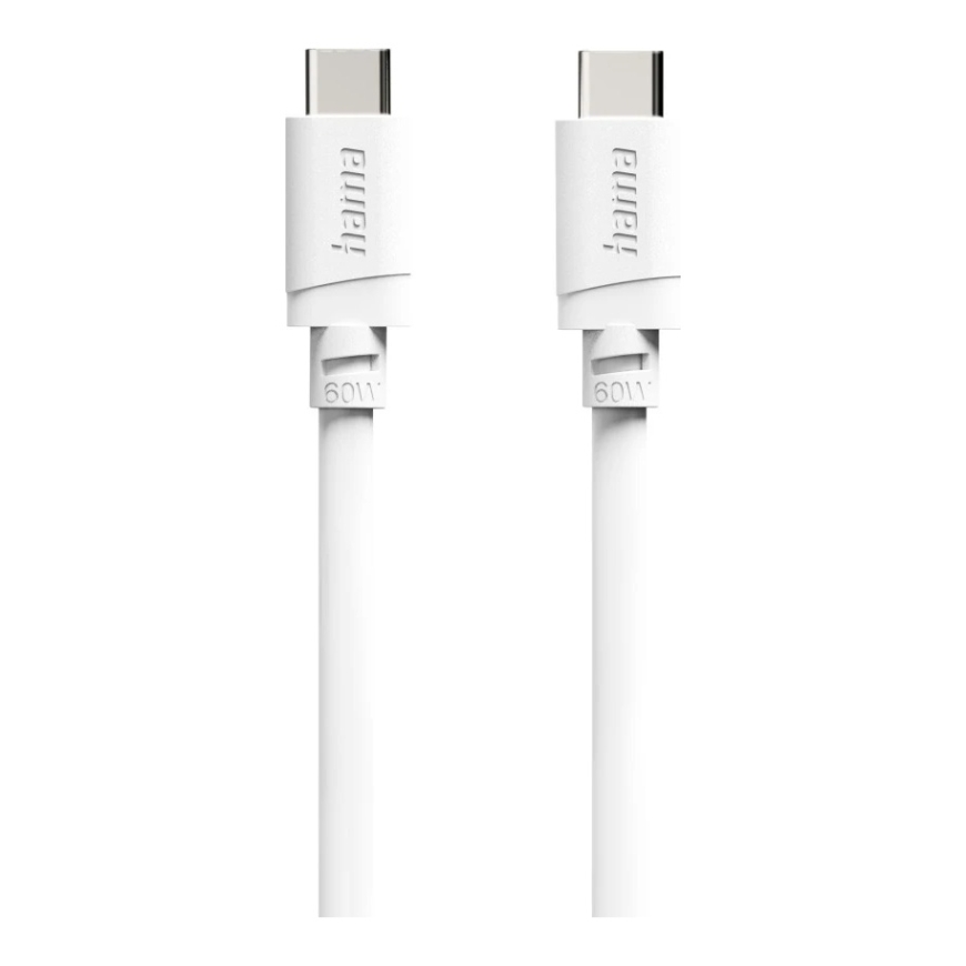 Hama 00201809 USB-kaapeli USB 2.0 2 m USB C 0,48 Gbit/s Valkoinen