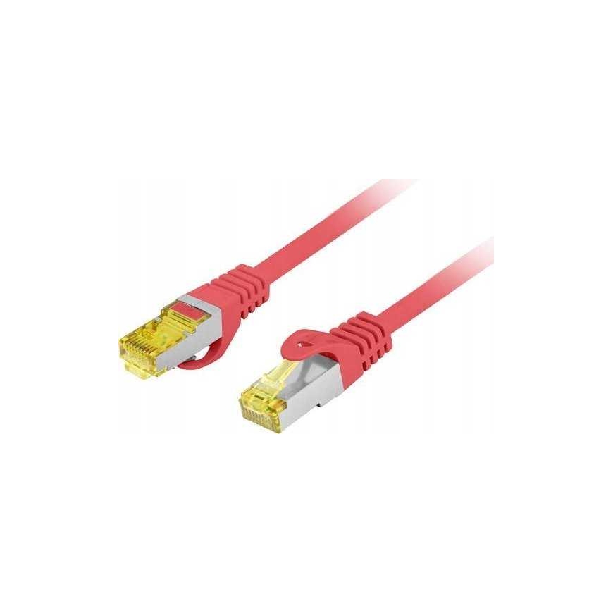 Lanberg Patchcord S/FTP Cat.6a LSZH CU 3m red