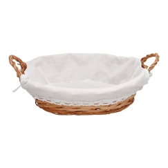 Овальная корзина с ручками, 37.00 × 26.00 × 9.00 см