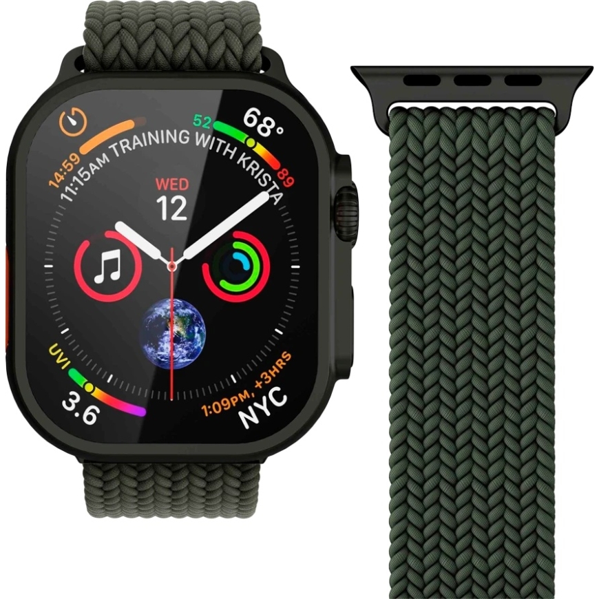 Vonmählen Woven Loop 40, 41, 42mm One Size, Olive Black – 2