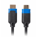 Lanberg Cable HDMI M/M v2.1 8K 60Hz CCS 1m Black Lanberg Cable HDMI M/M v2.1 8K 60Hz CCS 1m Black