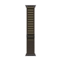Apple 49mm Dark Olive Alpine Loop Black Titanium Finish Small Apple 49mm Dark Olive Alpine Loop Black Titanium Finish Small
