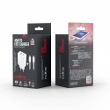 Maxlife MXTC-09-45AC PD QC lādētājs 1x USB-C 1x USB 45W balts + USB-C – USB-C kabelis 2.0m 60W