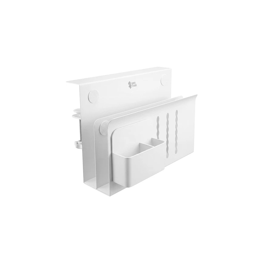 Spacetronik SPB-164W side clamp for desk organizer