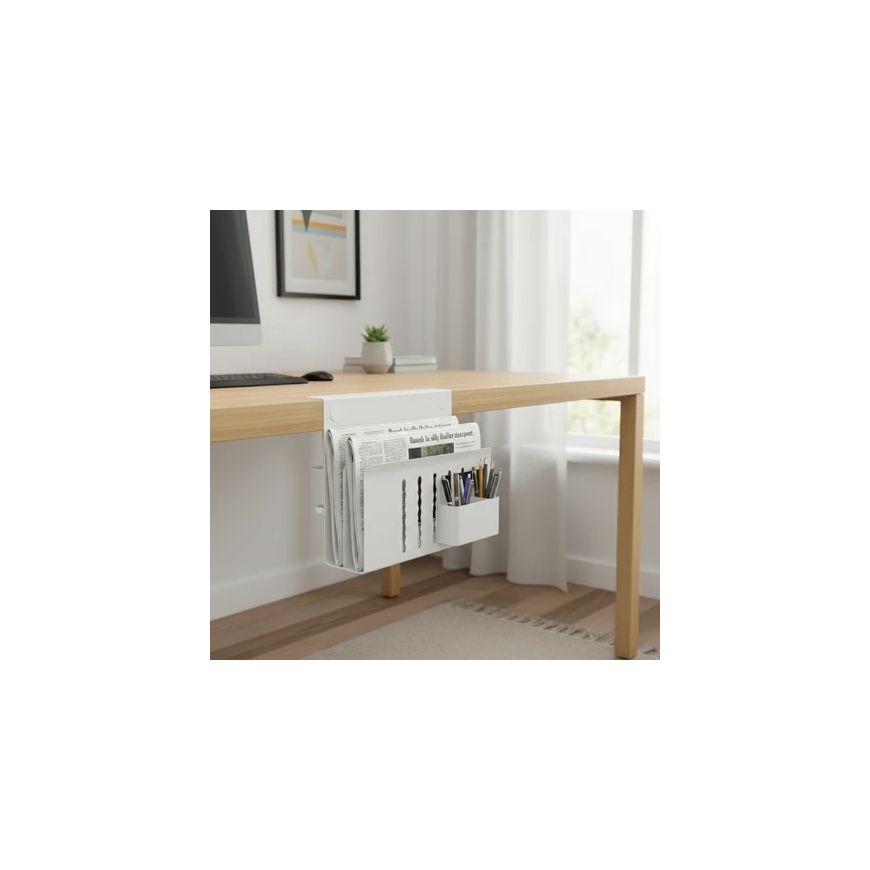 Spacetronik SPB-164W side clamp for desk organizer – 2