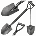 Extralink Melna FOREST METĀLA LOPATA DĀRZENĒM TIESA 100CM Extralink Melna FOREST METĀLA LOPATA DĀRZENĒM TIESA 100CM