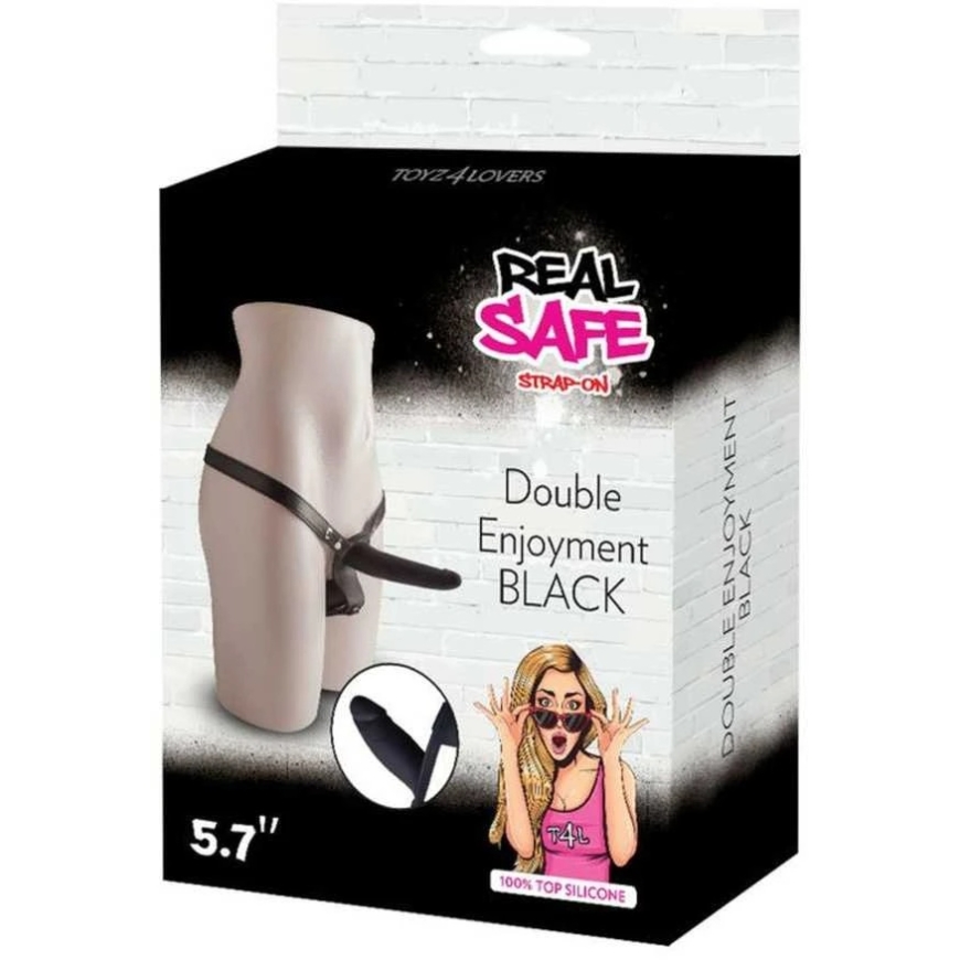 Toyz4Lovers Double Black Belt with Suspenders – 2