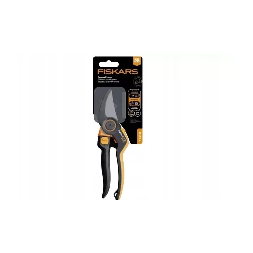 Fiskars Sekator Žirkliniai genėtuvai, ilgis 216 mm, skersmuo 26 mm, p981 dvigubo veikimo