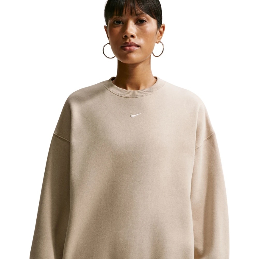 Bluza damska Nike Studio Fleece kreminė IM8082 236 (XS) – 3