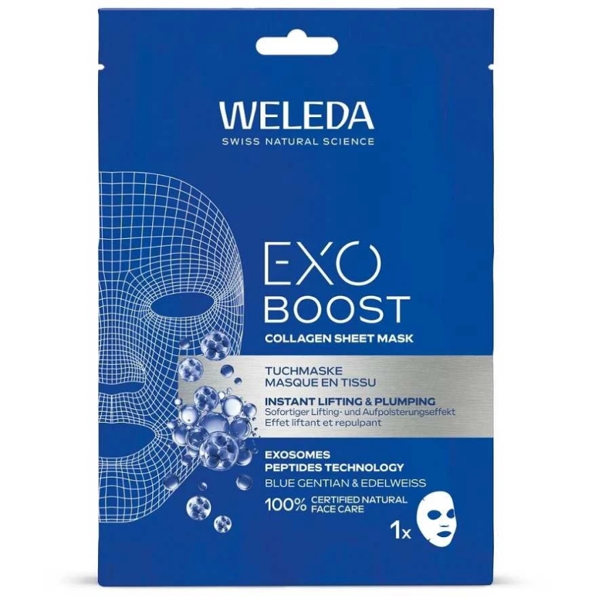Weleda Exo Boost kollageeni kangasmask 20ml