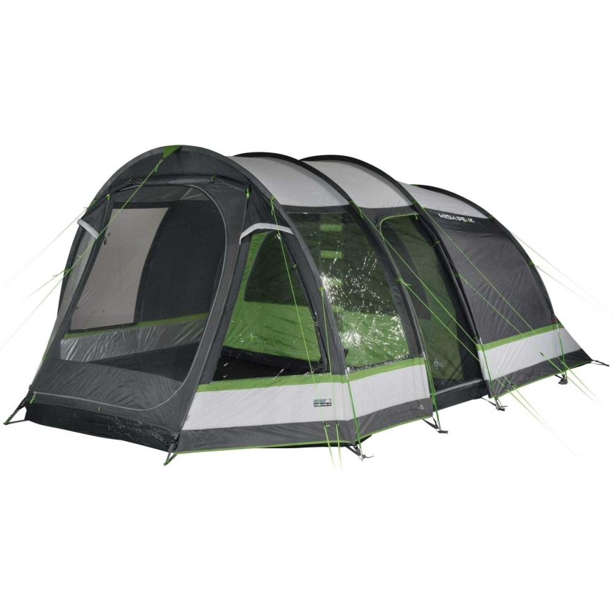 High Peak Bolzano 5.0 žalia, pilka tunelinė palapinė – 5