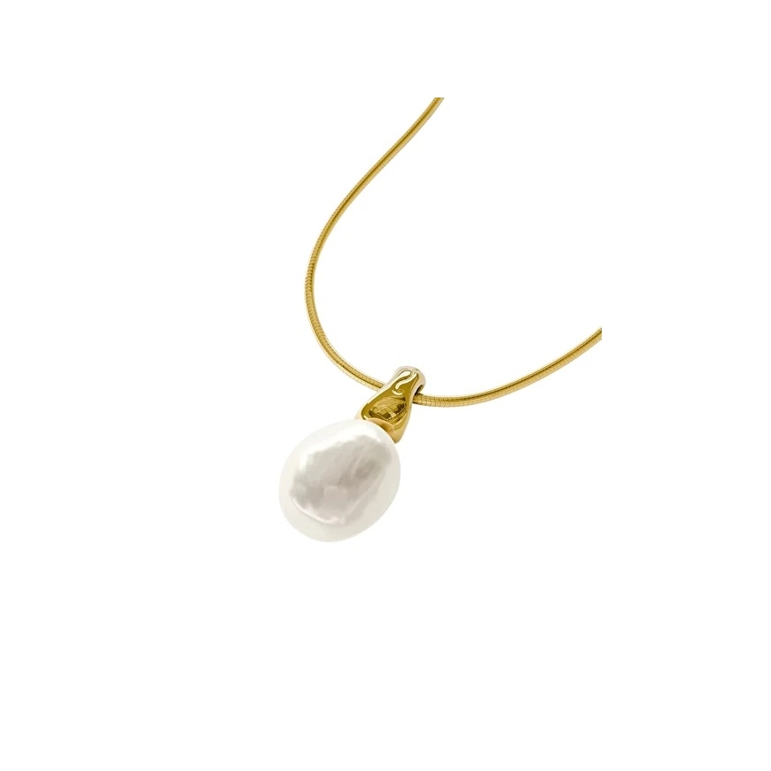 Furiosa Gold-plated pendant with a real pearl pendant Dirty Pearl SN-DIRTYPEARL-G – 2