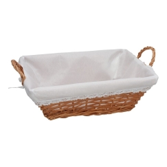 Basket with Handles, Rectangular, 40.00 × 29.00 × 14.00 cm