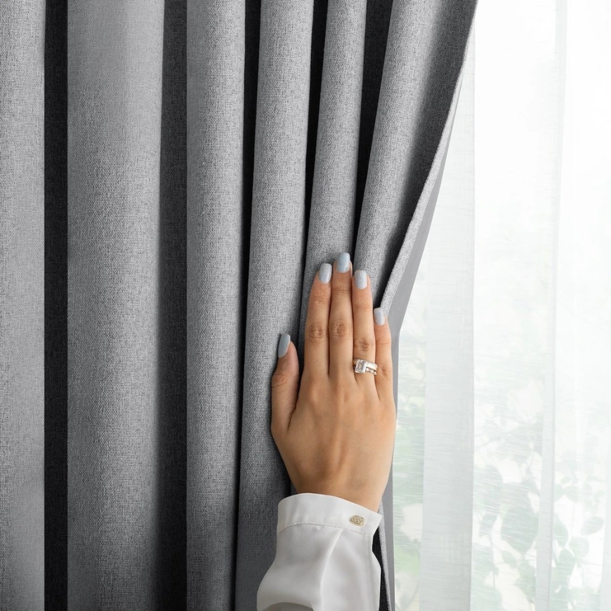 Штора Corita с петлями AmeliaHome 140 × 245 см – 3