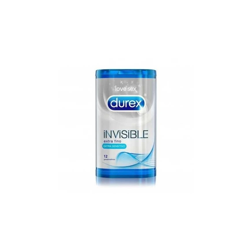 "Durex Invisible Extra Thin" prezervatīvi 12 gabali
