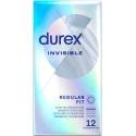 "Durex Invisible Extra Thin" prezervatīvi 12 gabali "Durex Invisible Extra Thin" prezervatīvi 12 gabali
