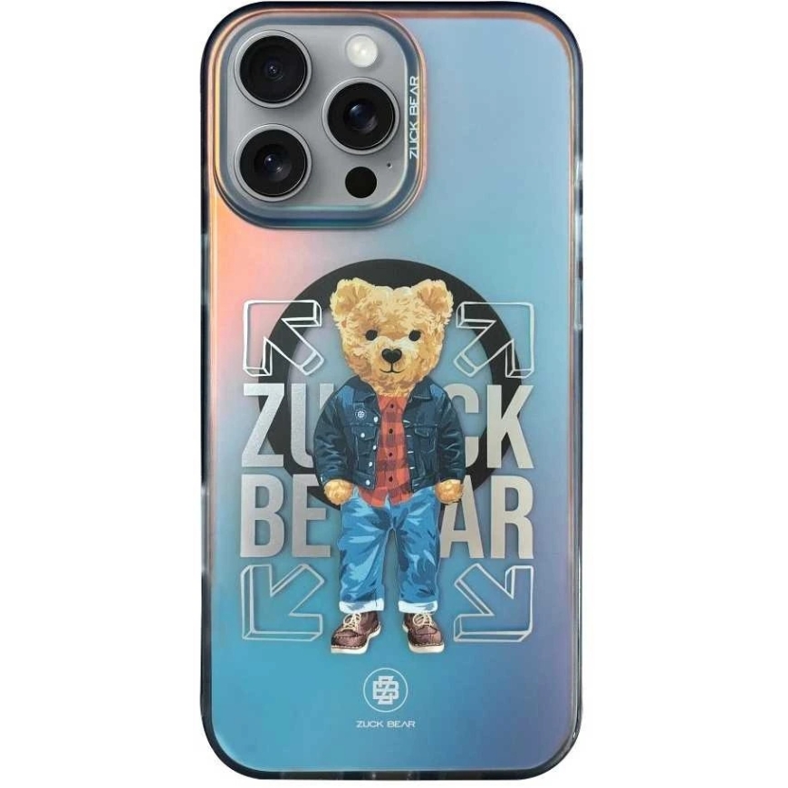 ZUCK BEAR case CALIFORNIA COOL MAG compatible with MagSafe, designed for IPHONE 16 checkered shirts