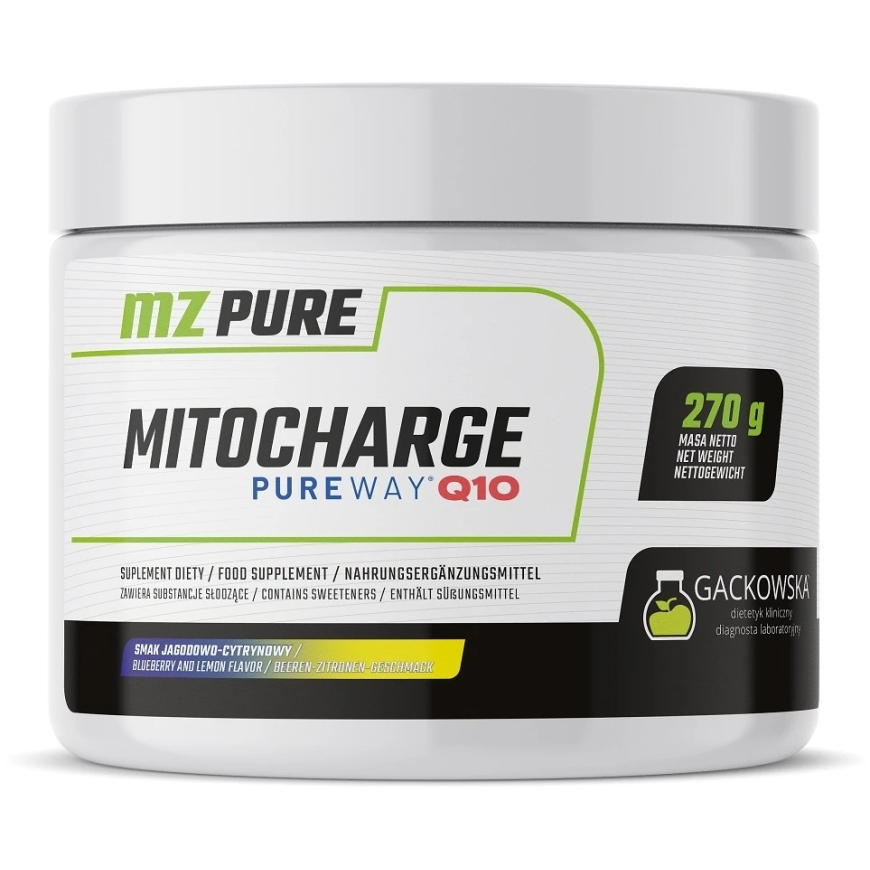 MZ PURE MitoCharge uztura bagātinātājs pulverī Ogu ar citronu 270g