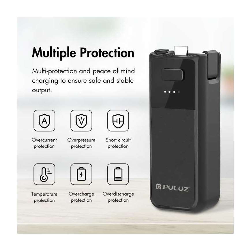 Puluz DJI Osmo Pocket 3 baterija 2800mAh PU957B – 5