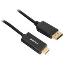 Sharkoon Displayport 1.2 to HDMI 4K Black 2m Sharkoon Displayport 1.2 to HDMI 4K Black 2m