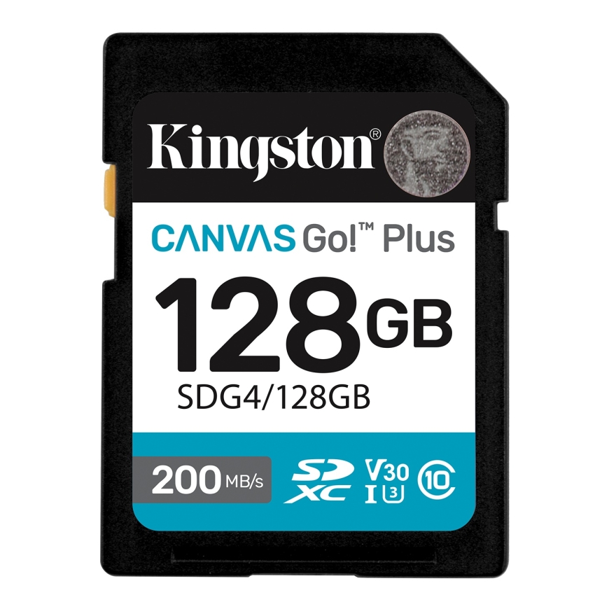 Kingston Technology Canvas Go! Plus 128 GB SDXC UHS-I Klasės 10