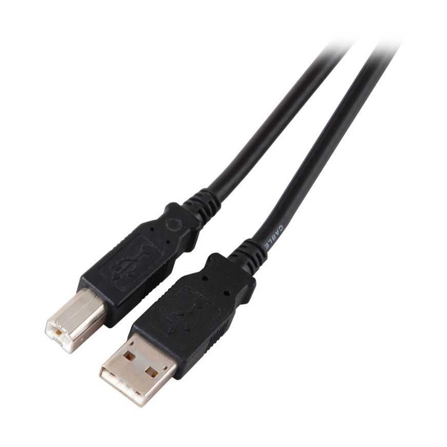 EFB Elektronik USB Type-A uz USB Type-B 3m Melns K5255SW.3