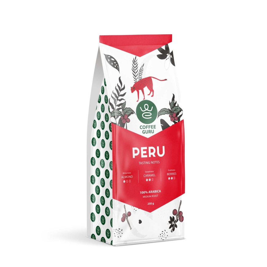 CoffeeGuru Malta kahvia Coffee Guru Peru 250 g