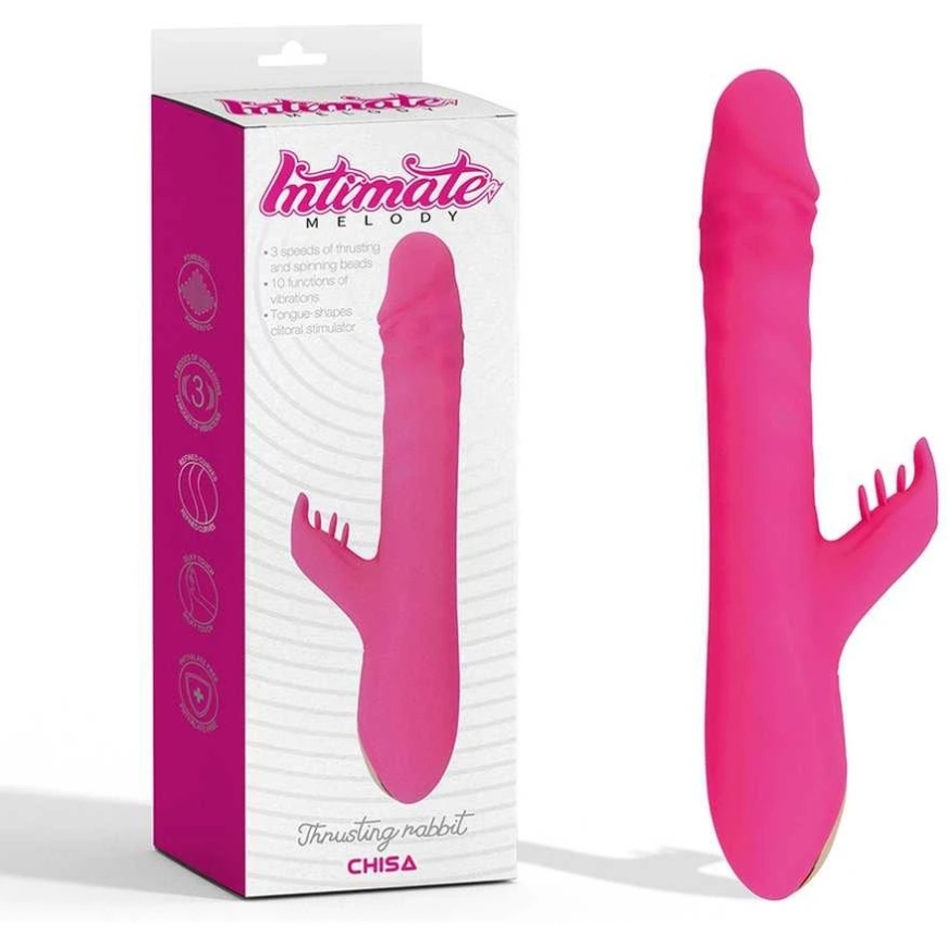 Intimate Melody Bunny vibraator helmedega G-punkti ja kliitori stimulatsiooniks – 2