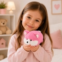 Lean Toys Pliušinis žaislas lapė, rožinė, 16 × 10 × 9 cm Lean Toys Pliušinis žaislas lapė, rožinė, 16 × 10 × 9 cm