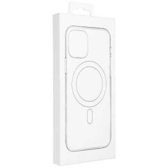 Riff "Magsafe Silikona vāks iPhone 15 Plus" Caurspīdīgs