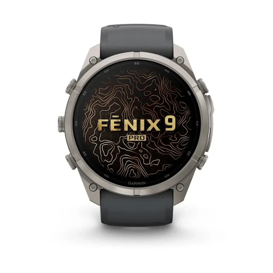 Garmin fenix 9 Pro 51mm titāna grafīts/melns silikons – 2